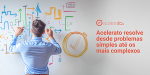 Acelerato resolve desde problemas simples até os mais complexos